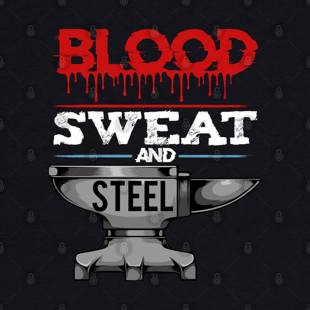 Blacksmith - Blood Sweat And Steel - Smithing Anvil by Lumio Gifts